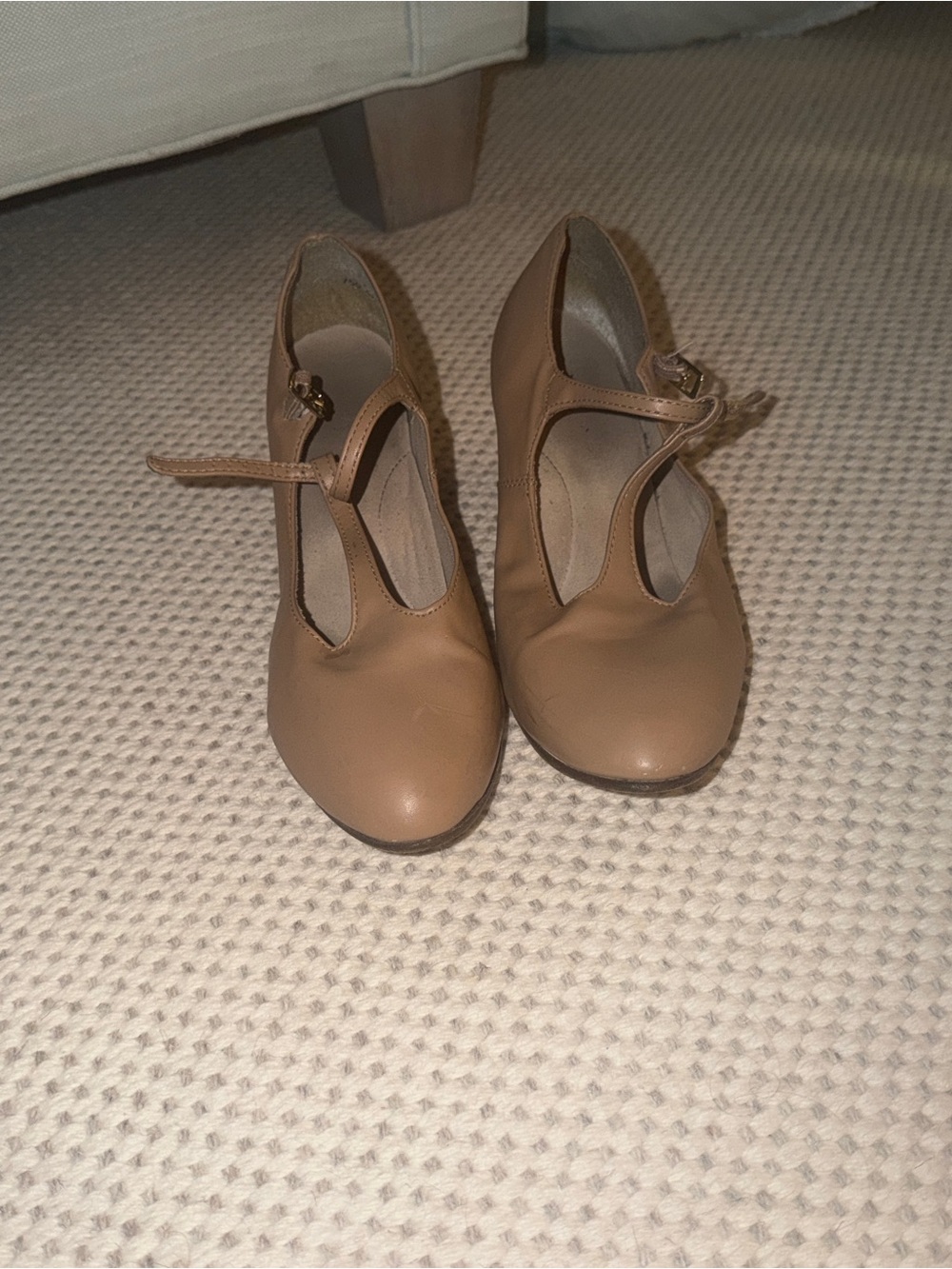 Capezio Tan T-Strap character shoes